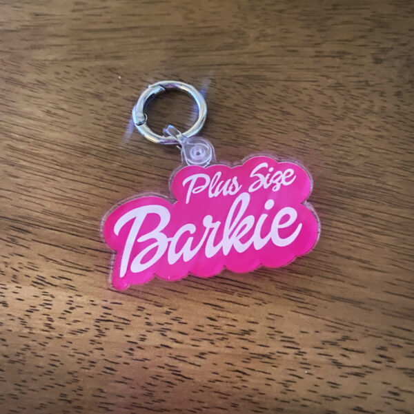 Plus Size Barkie tag