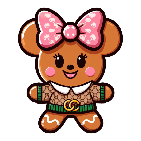 Gingerbread Minnie Tag